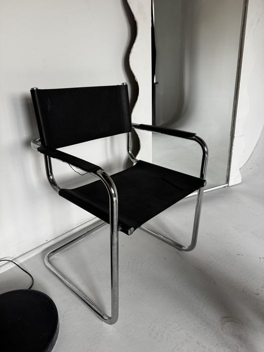 Krzesło chromowane w stylu Bauhaus