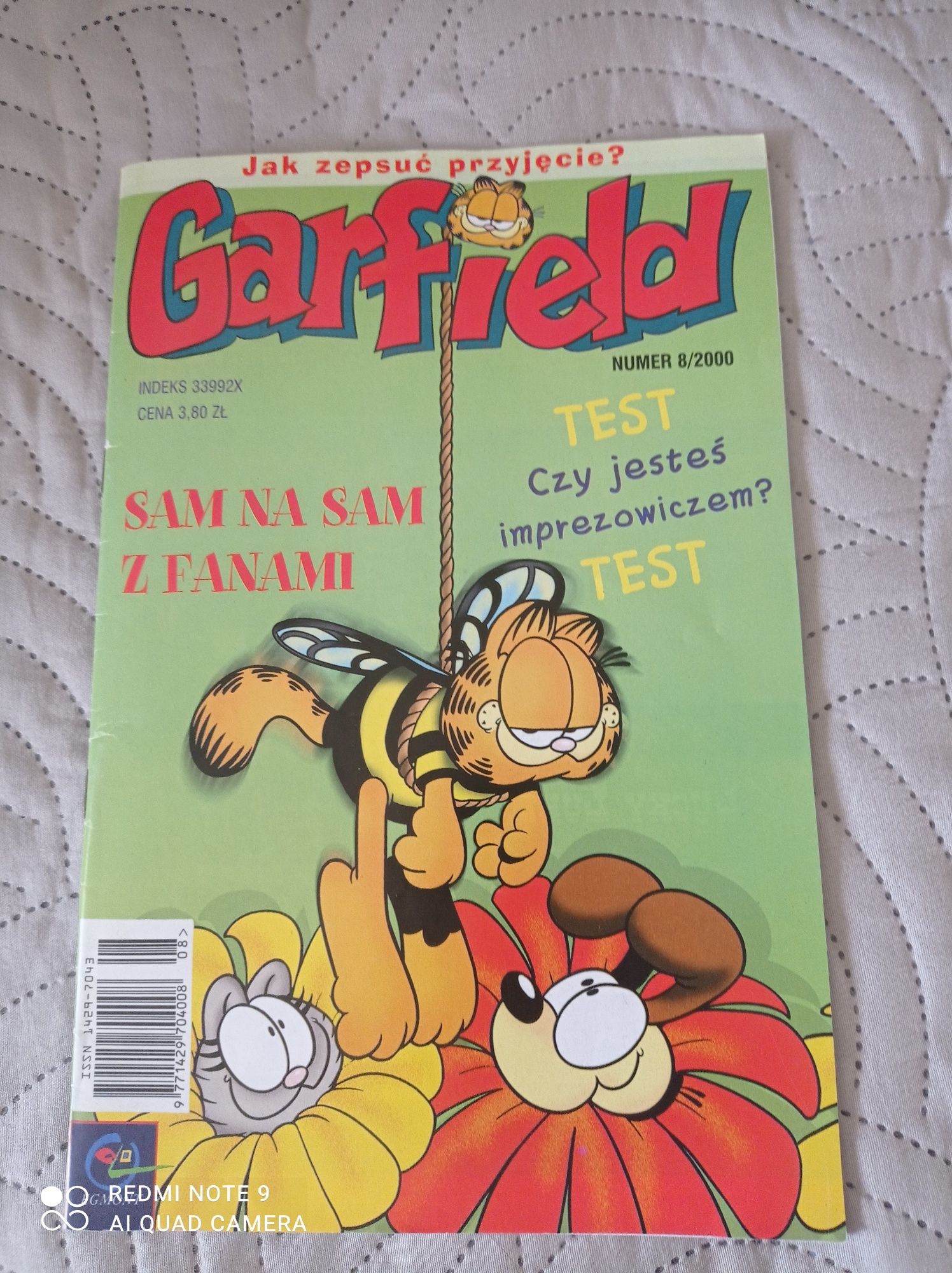 Komiks Garfield 8/2000