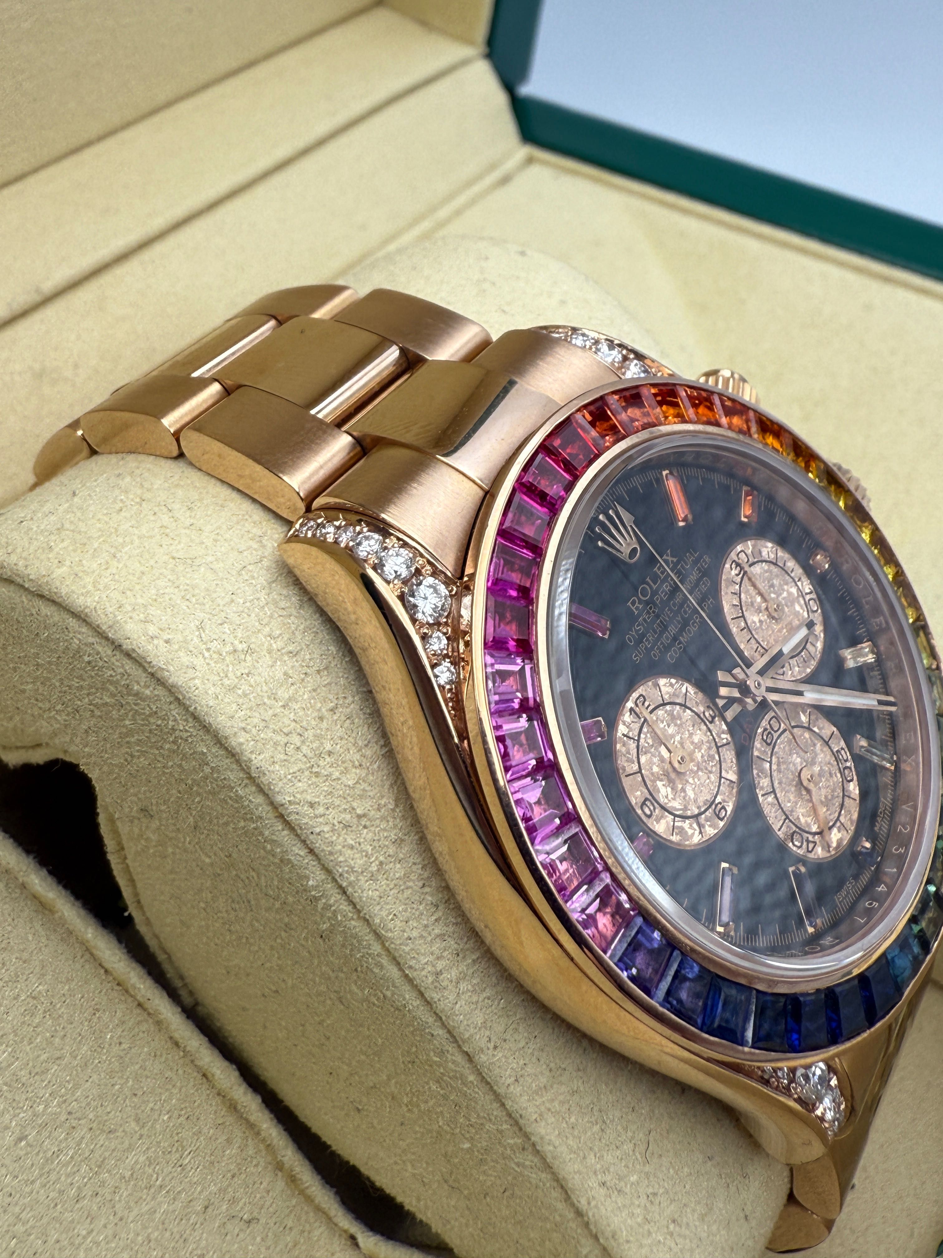 Rolex Daytona rainbow custom full set re.116505