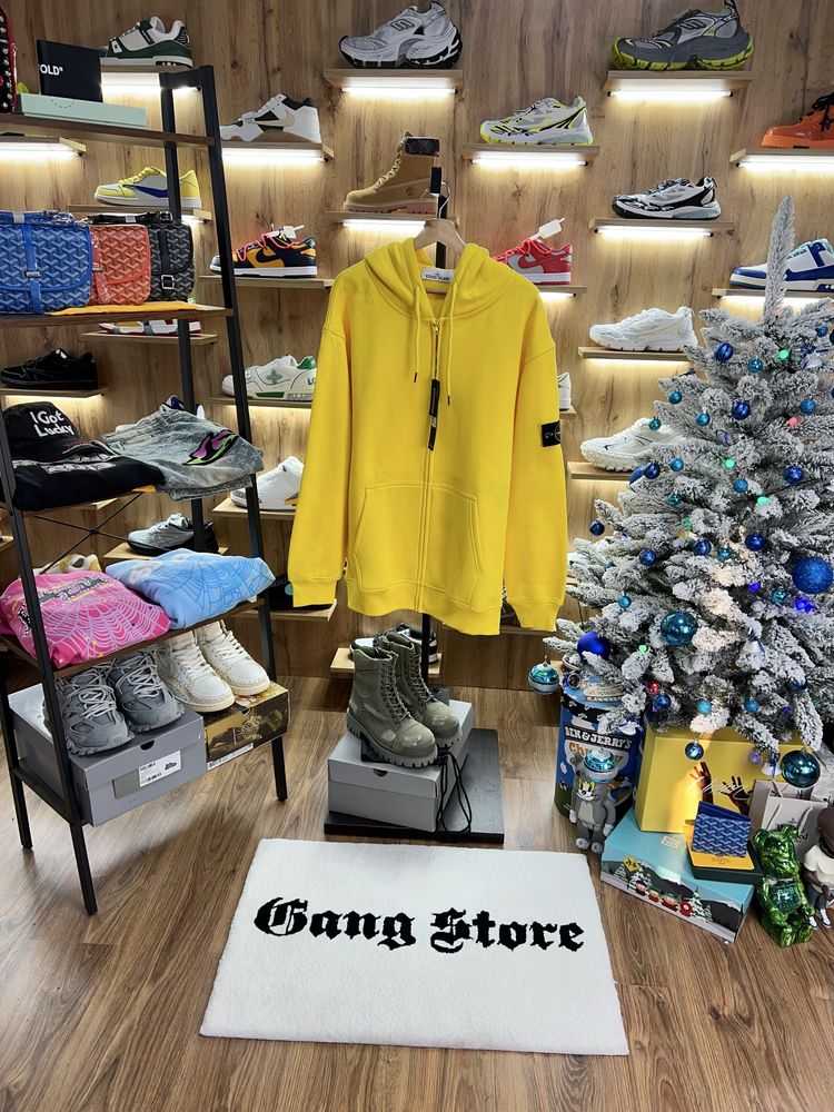 Зіп Худі Stone Island Yellow
