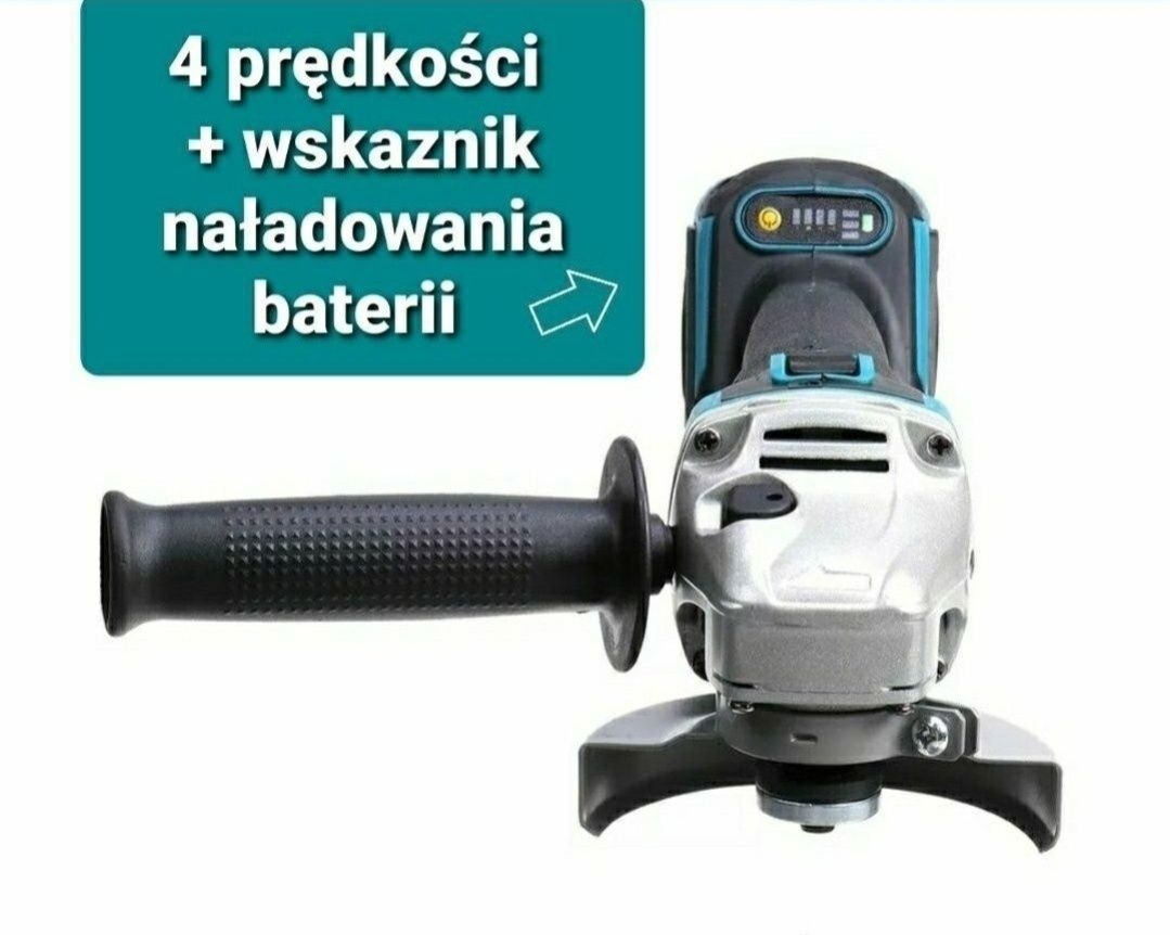 bezszczotkowa szlifierka kątowa do baterii Makita 18V