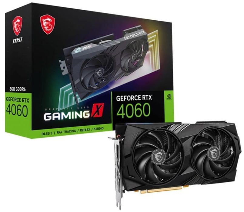 Відеокарта MSI RTX 4060 GAMING X 8GB