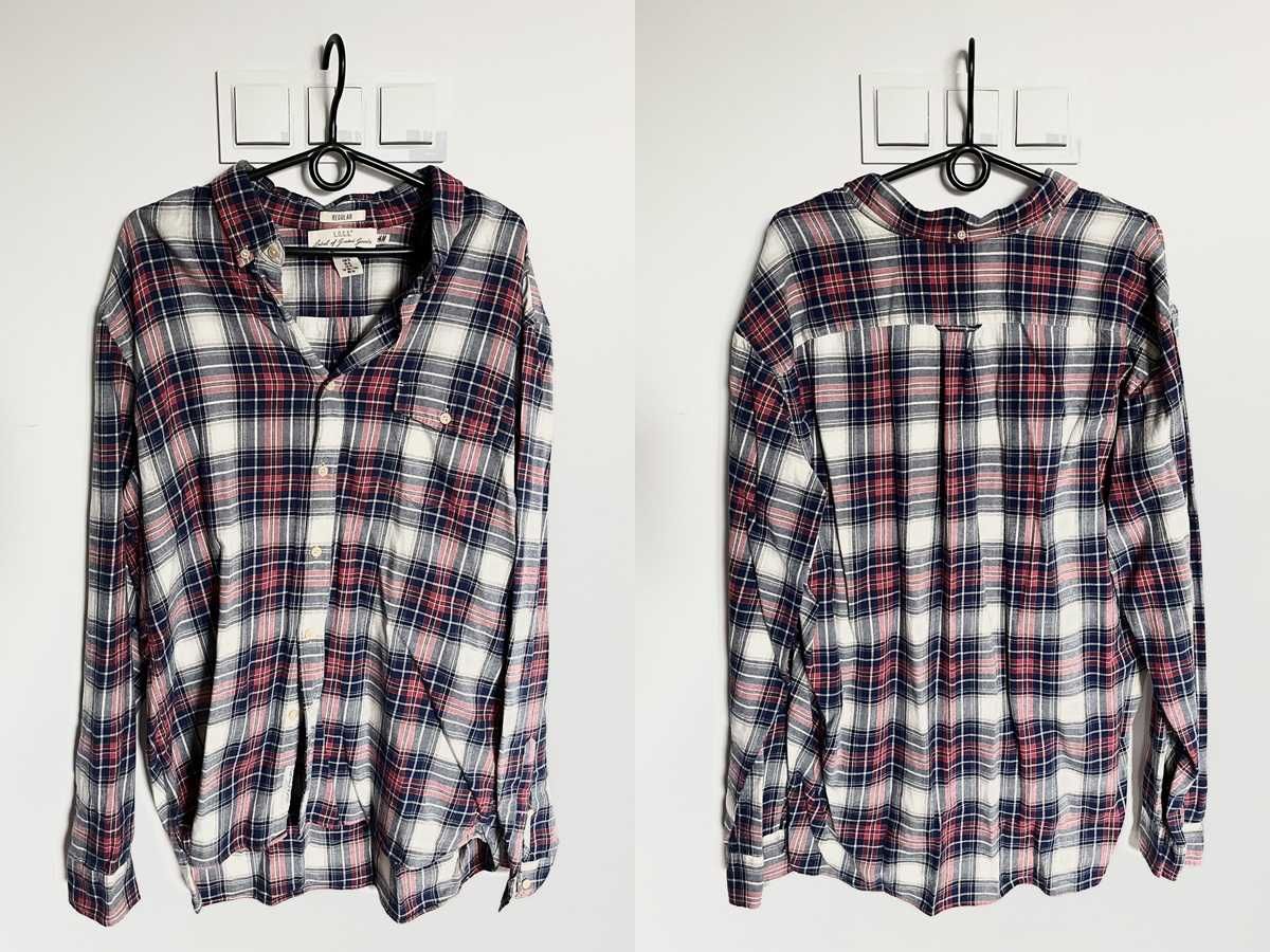 Zestaw męskich koszul bluzek 3 rzeczy 42 44 XL XXL