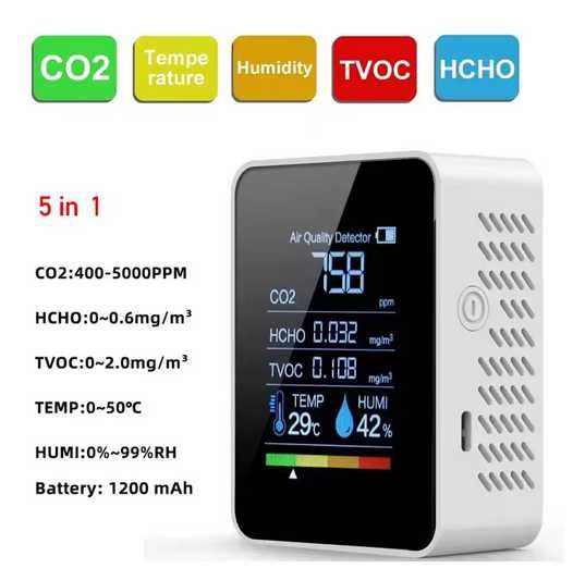 Wielofunkcyjny miernik CO2 5w1