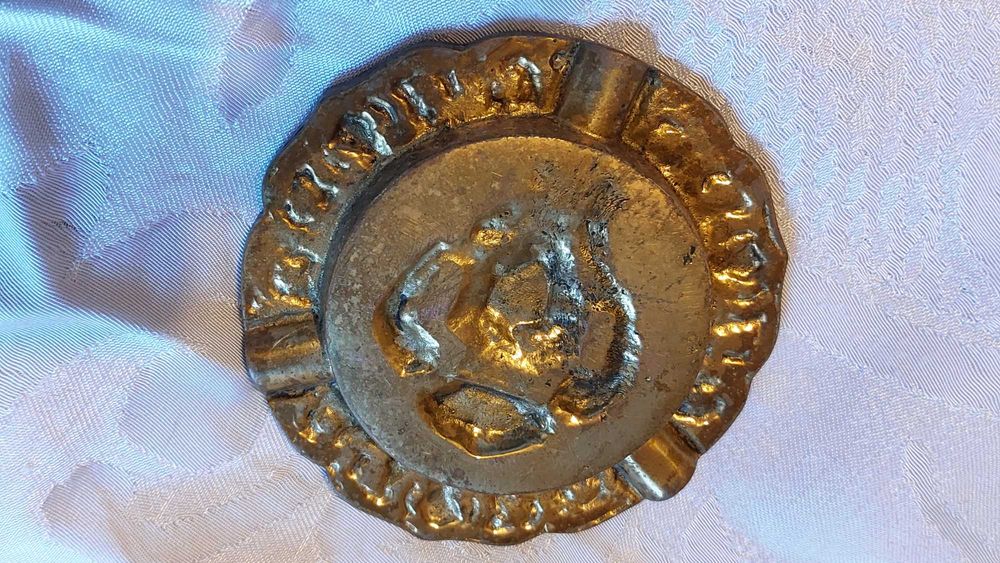 Cinzeiro Bronze Brasão de Portugal