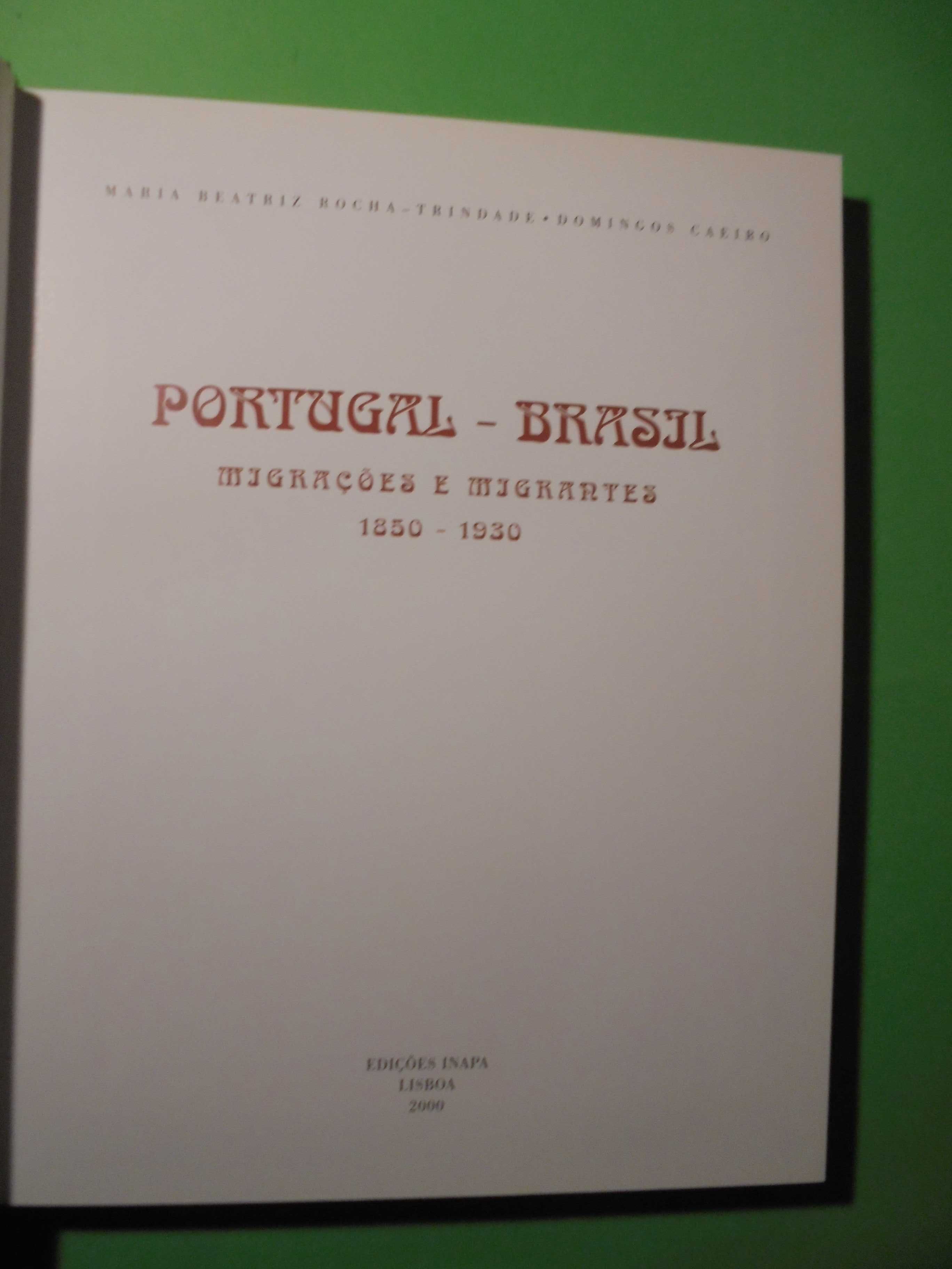 Trindade (Maria Beatriz Rocha);Portugal-Brasil-Migrações e Migrantes
