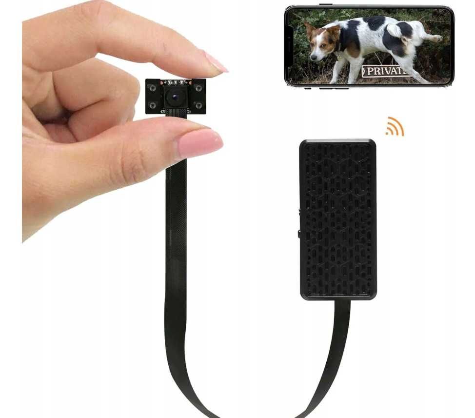 Kamera mini 4K Ultra HD WiFi czujnik ruchu noktowizor IP na żywo