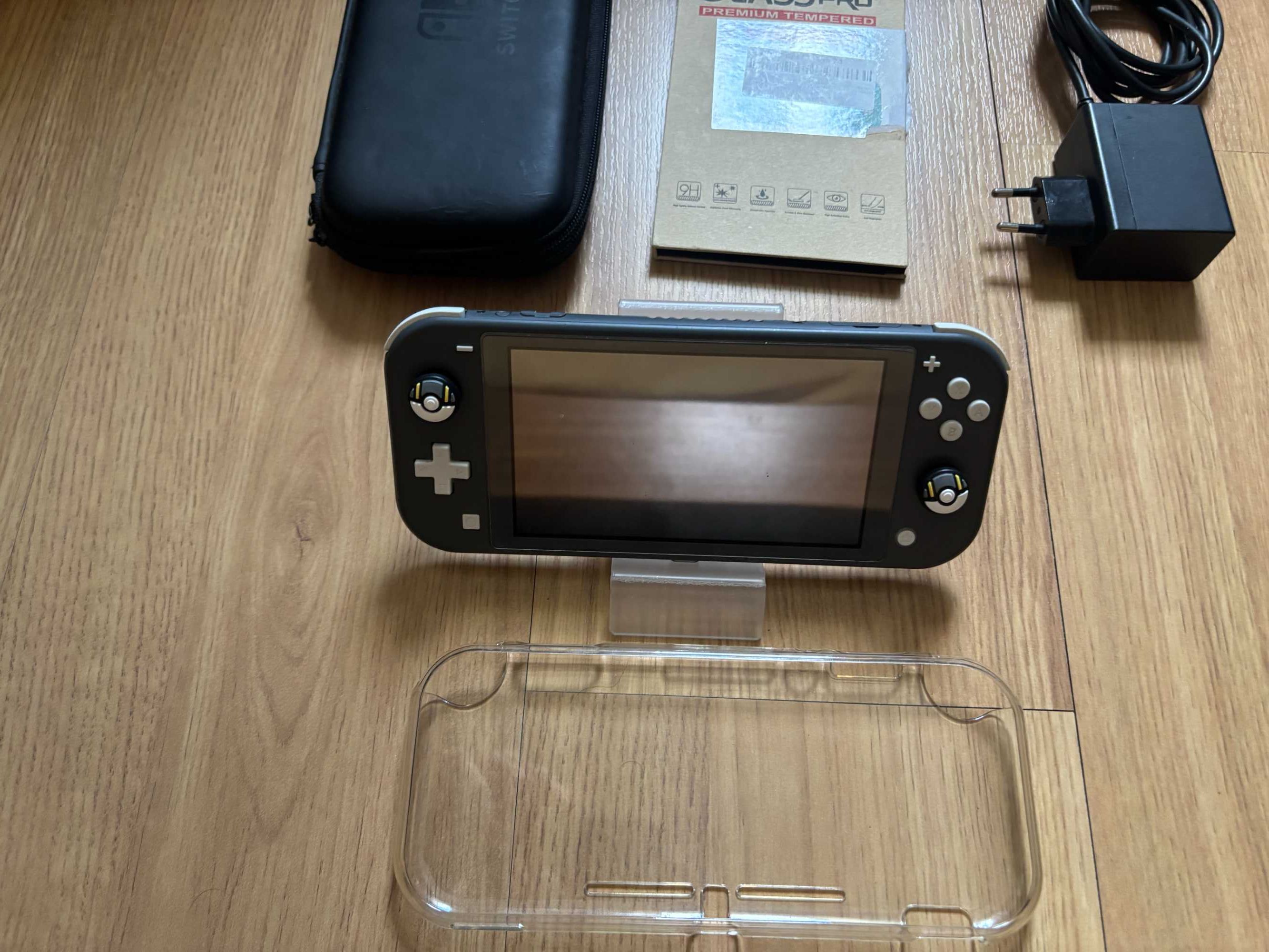 Switch lite cinzento como novo + Bolsa original