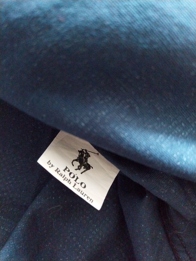 Granatowa koszula z długim rękawem Polo Ralph Lauren rozmiar S