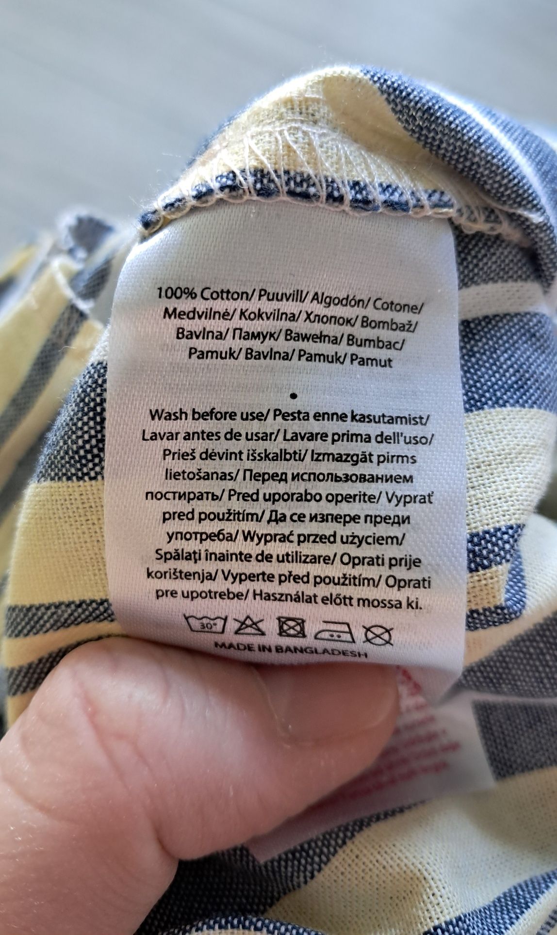 Pepco szorty paperbag w paski M/L wyższy stan