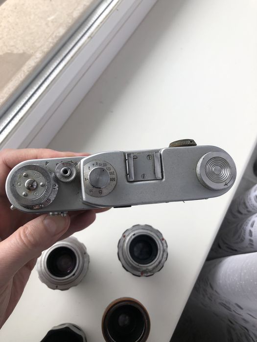 Продам 4 советских обьектива + ФЕД 3.