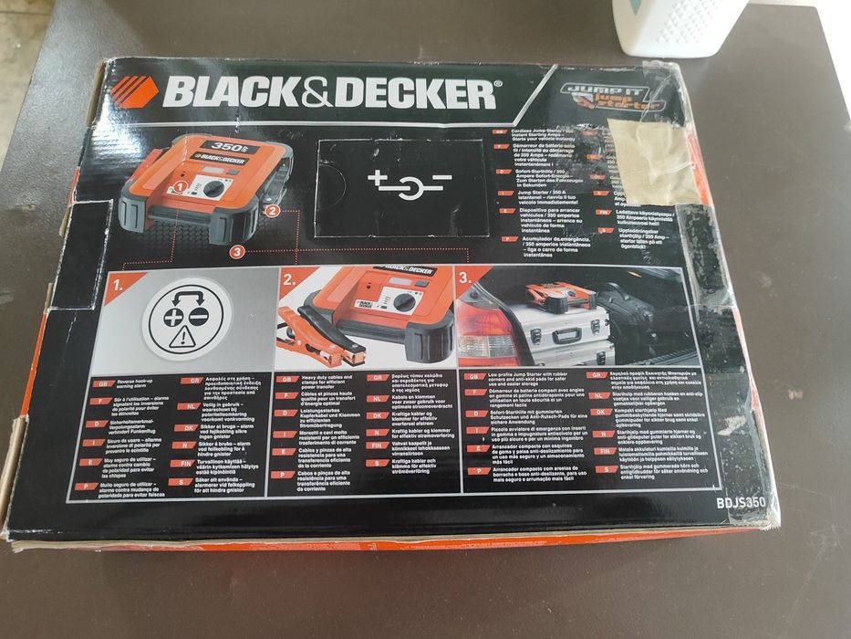 Пуско зарядний пристрій Black Decker  bdjs350-qw