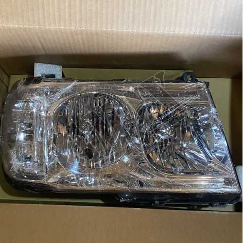 Передние фары ( черные ) Toyota Land Cruiser 100 (98-05) оптика фара