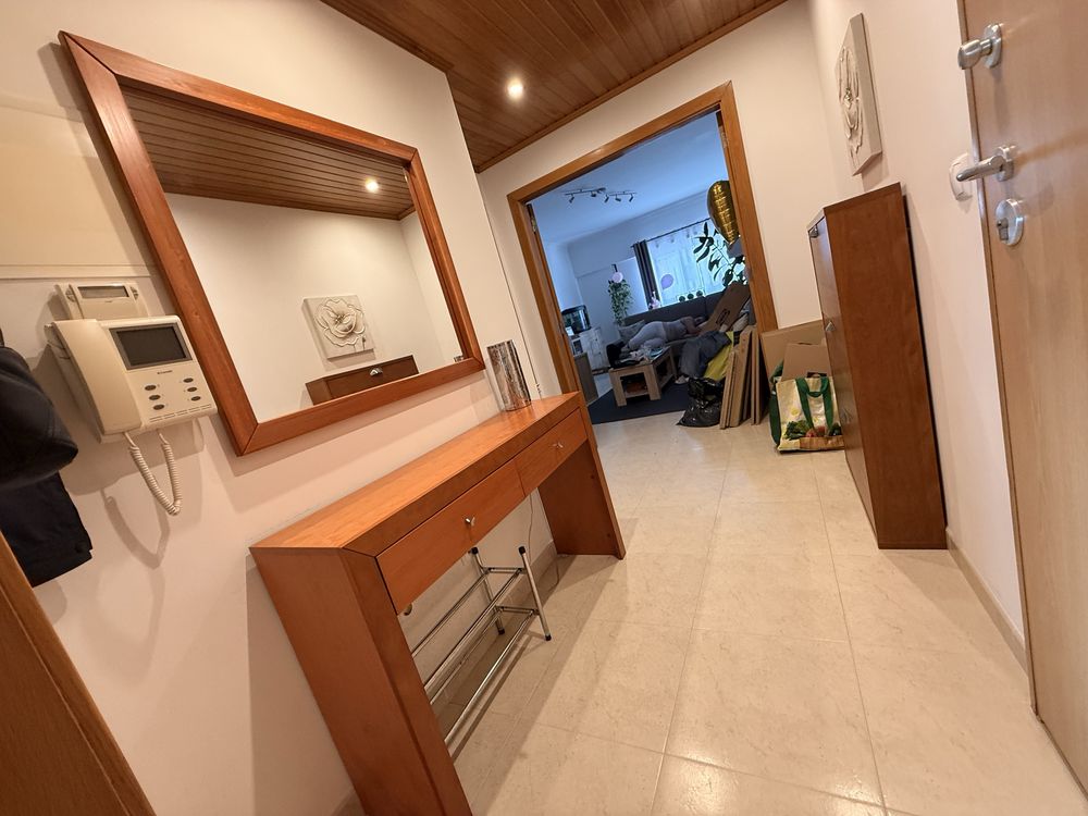 Conjunto Móveis de Entrada - Sapateira - Espelho - Consola