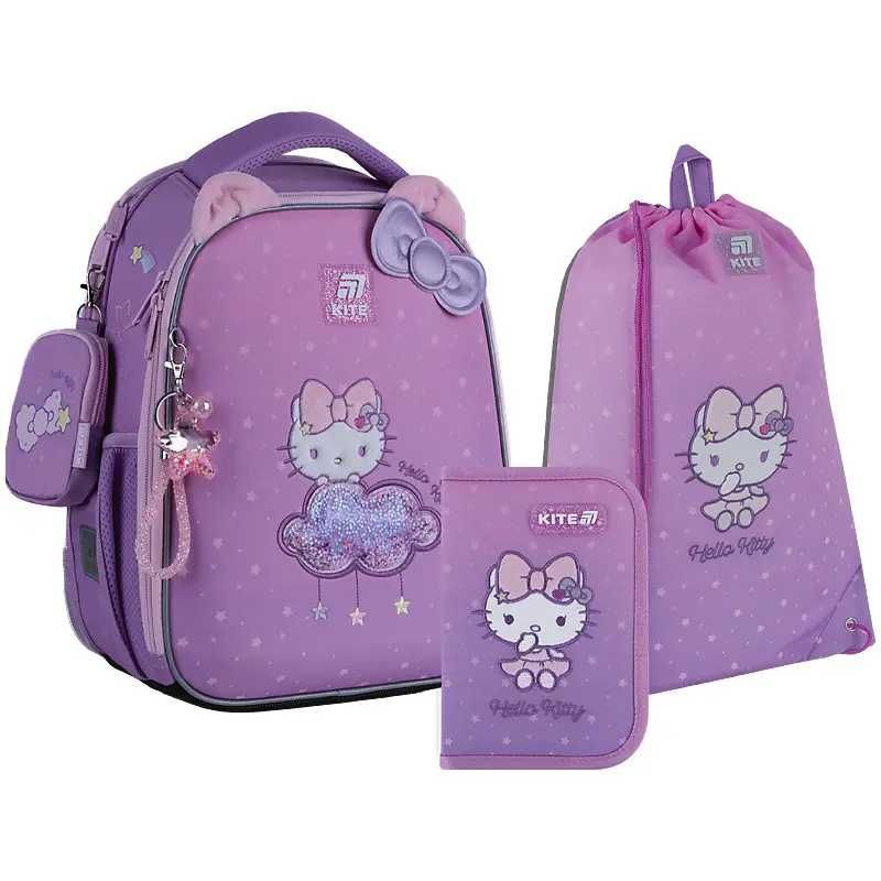 Набір Kite рюкзак+пенал+сумка для взуття Hello Kitty