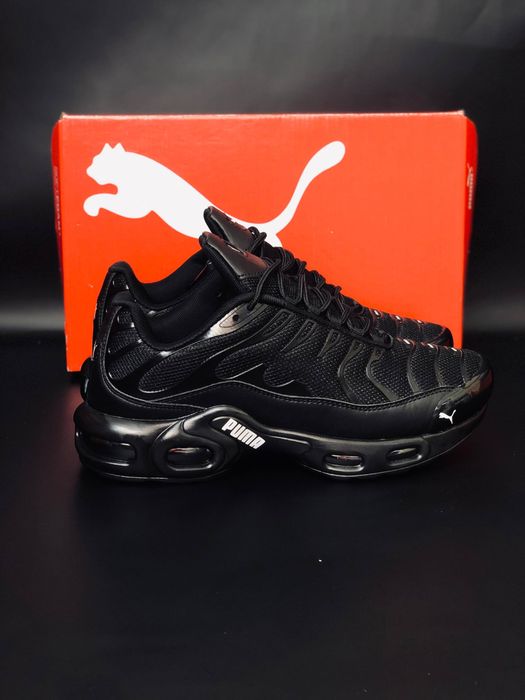 Puma кроссовки мужские черные / красовки Пума чорние / кросівки Пума