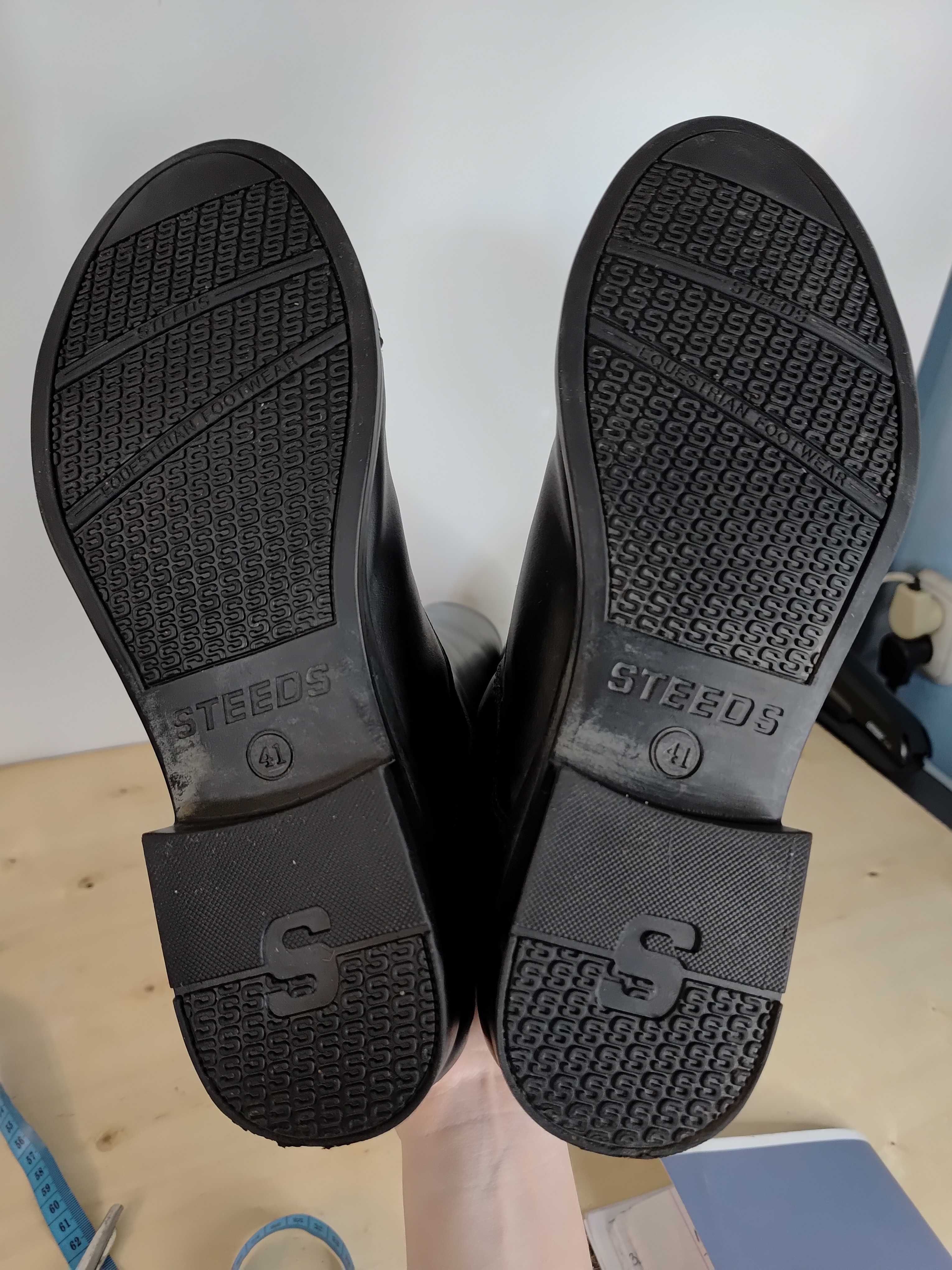 202.41. Oficerki Steeds Tender, roz: 41 Slim, łyd: 33,5cm, wys: 44cm