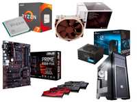 Conjunto PC Gaming Ryzen 7 | CPU+MOBO+RAM+PSU+COOLER+CAIXA