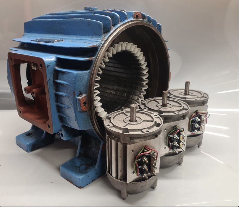 Przezwajanie przewijanie silników elektrycznych pomp prądnic agregatów