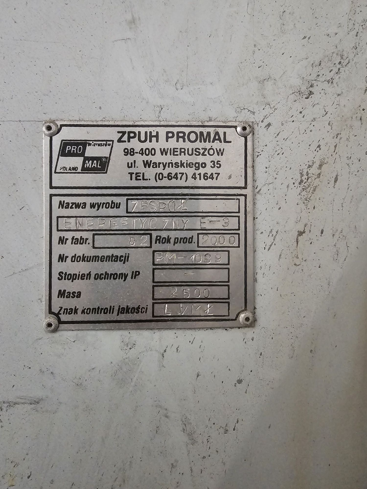 Piec nadmuchowy 120KW Riello z falownikiem Danfoss