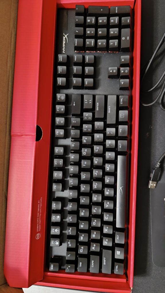 Клавиатура игровая HYPERX Alloy Origins USB (HX-KB6RDX-RU)