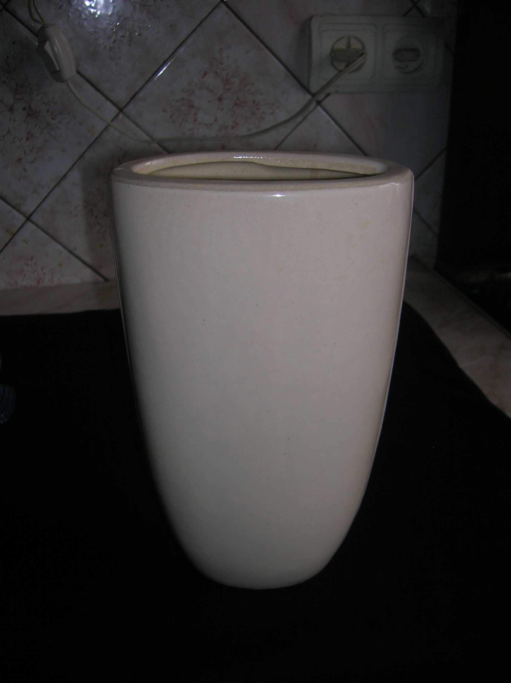 Керамическая ваза для цветов в форме эллипса САКУРА