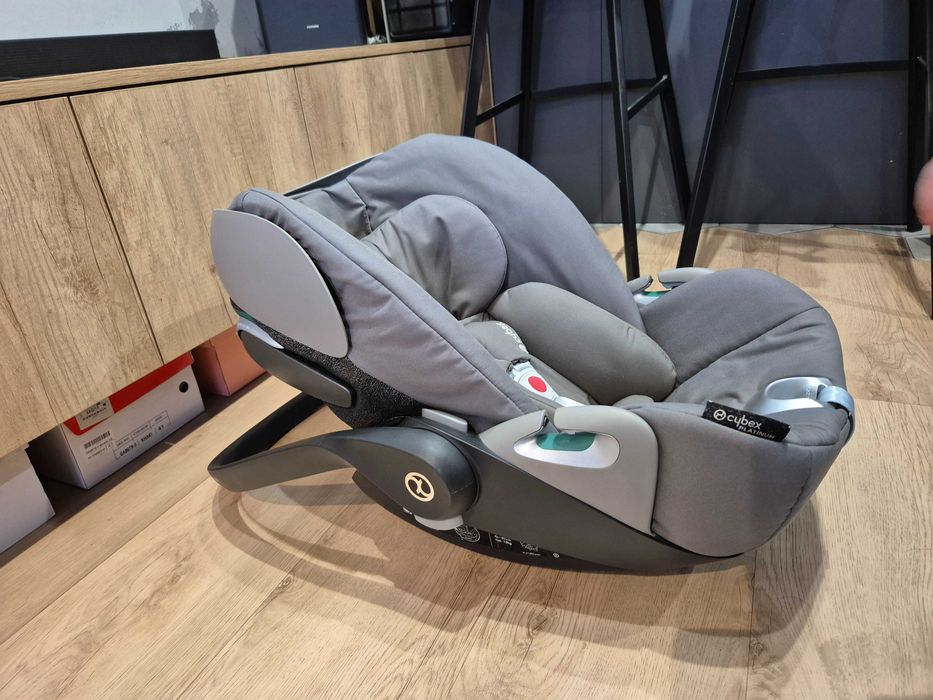 Cybex Cloud Z2 i-Size Soho Grey + baza obrotowa, adaptery do wózka