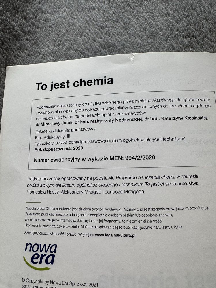 To jest chemia 2 podręcznik