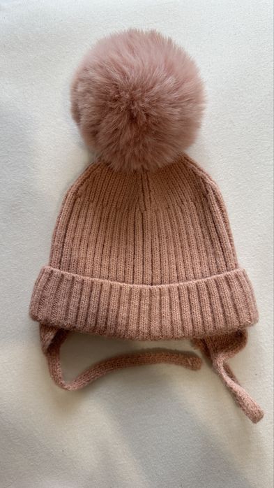 Zara шапка чепкик для дівчинки 0-9 місяців