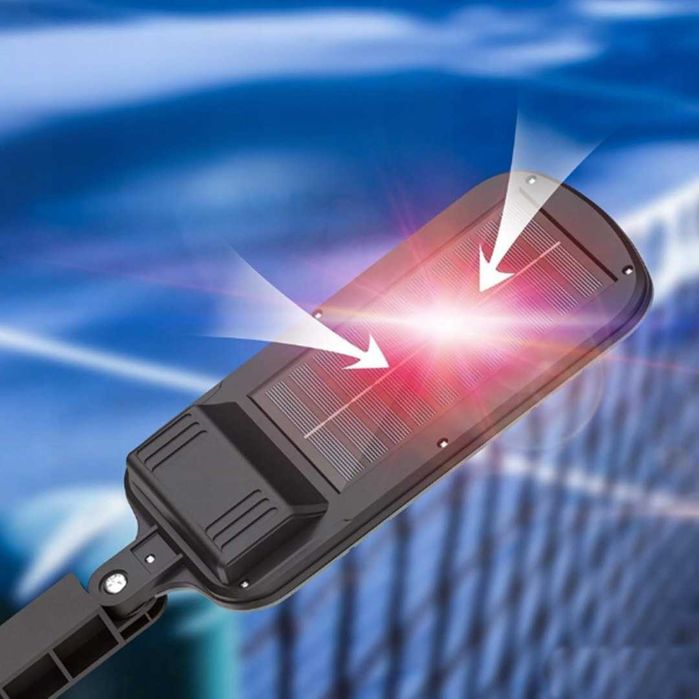 Lampa solarna LED 400W z czujnikiem ruchu i pilotem