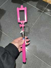 Selfie stick - cor de rosa