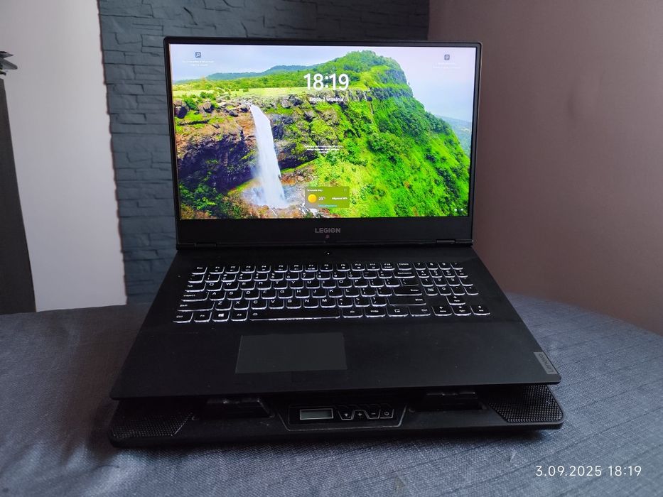 Laptop gamingowy lenovo legion gtx1660ti,i7 9gen,17 cali