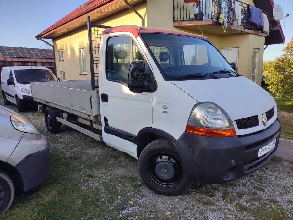 Renault master  2,5D skrzynia klima, paka aluminiu, rozstaw osi 4,1m, ładowność 1480kg