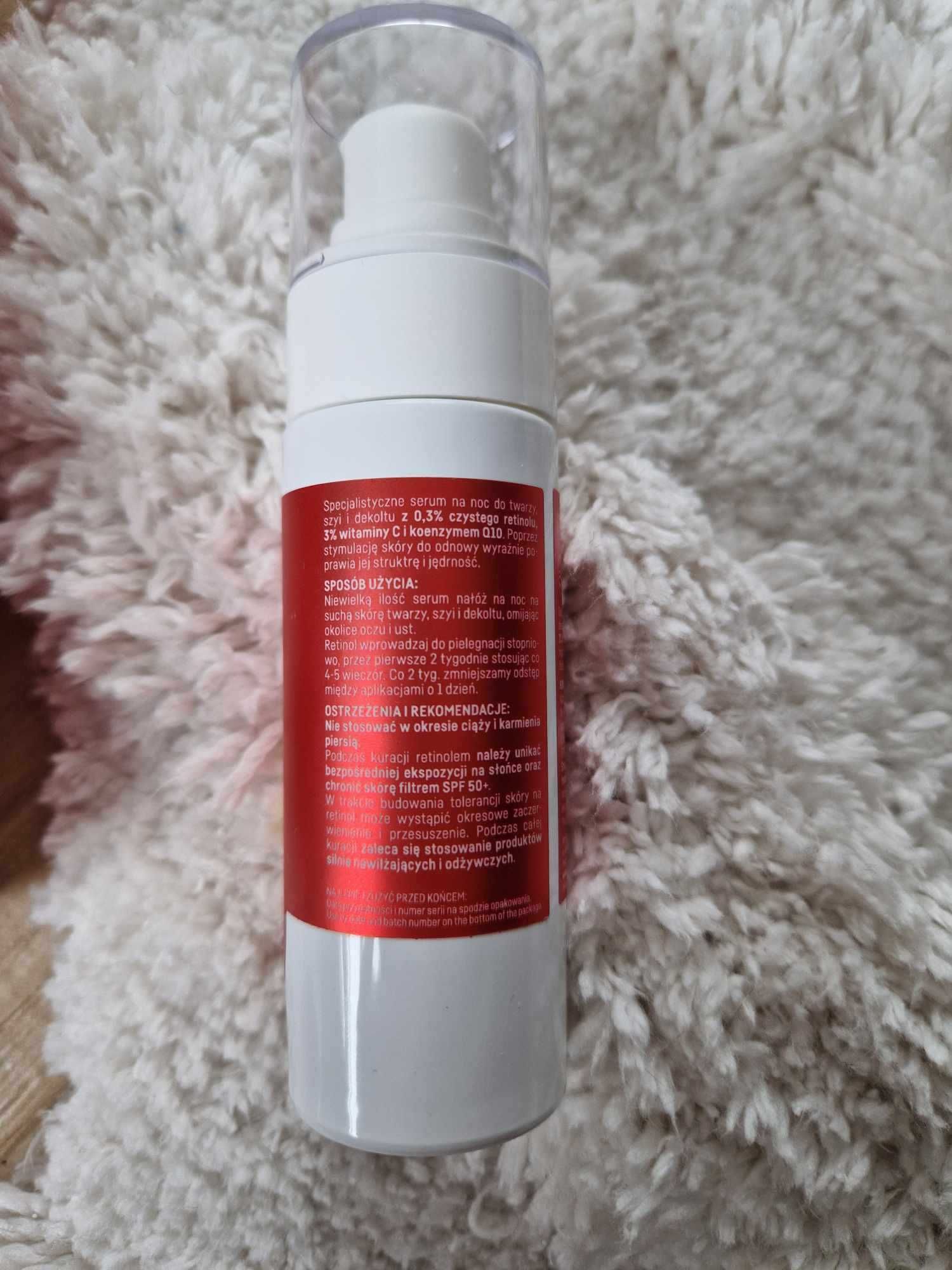 Basiclab emulsyjne serum z retinolem 0,3 30ml raz użyte