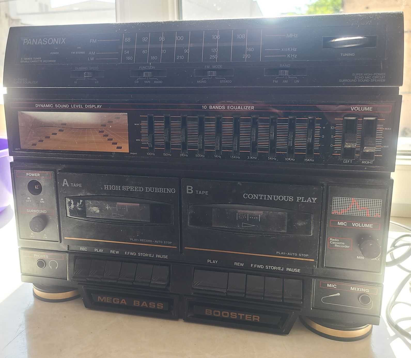 Panasonic 707 радіо касетний програвач / stereo radio cassette recorde