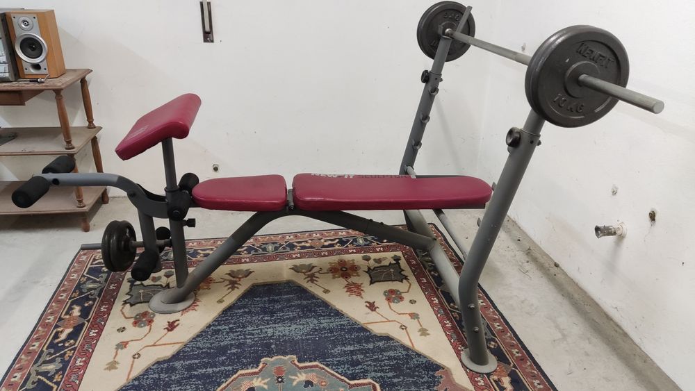 Banco de supino plano inclinável