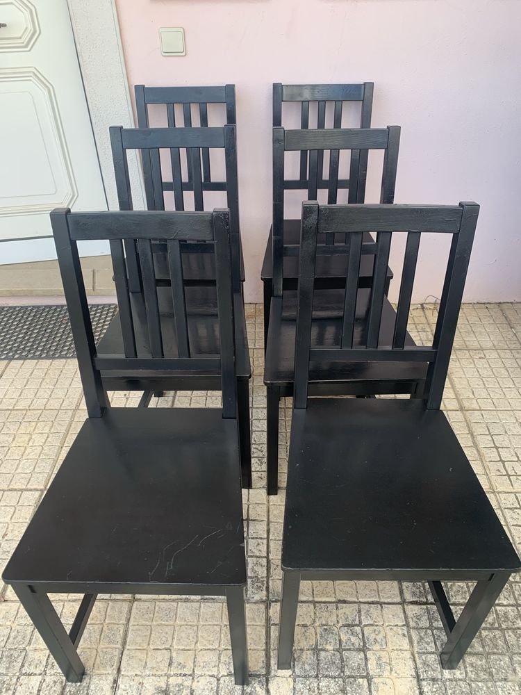 Cadeiras de madeira IKEA (stefan)