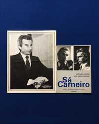 Alfredo Cunha - Luís Vasconcelos - SÁ CARNEIRO - conjunto com poster