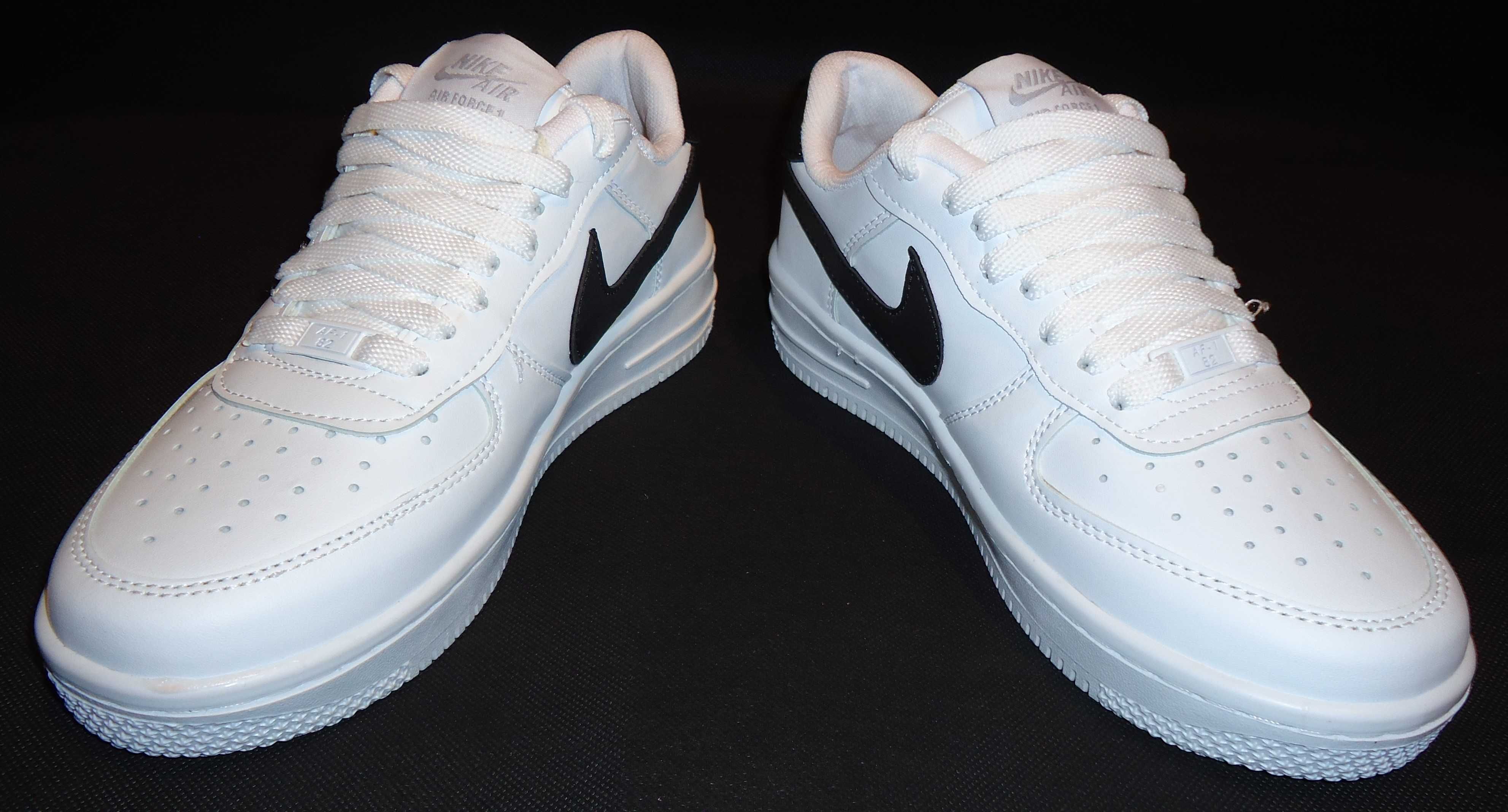 AIR FORCE 1 Nike (36 - 45) biało/czarny - 99zł !!!