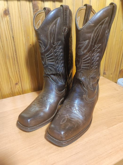 Kultowe kowbojki unisex Loblan Western Boots rozm. 40