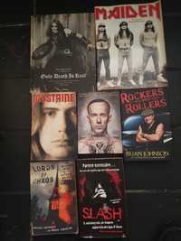 LIVROS; Pantera, Iron Maiden  AC/DC, Guns n Roses, Celtic Frost