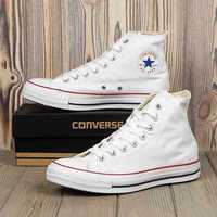 Кеди Converse All Star (White Hi) білі високі