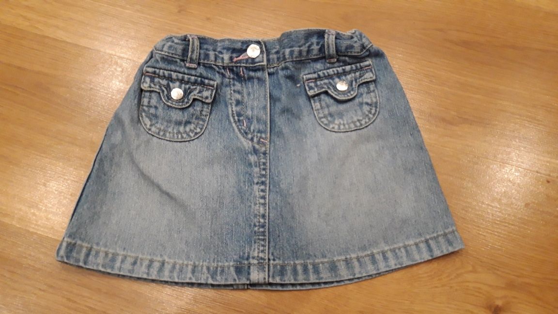 Jeansowa spódniczka Cherokee retro r. 92 cm