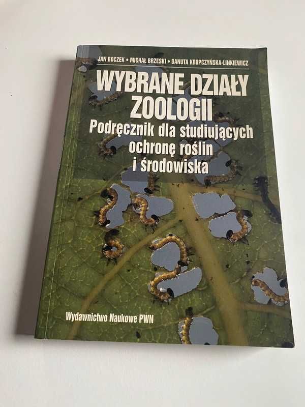 Wybrane działy zoologii podręcznik dla studiujących ochronę środowiska