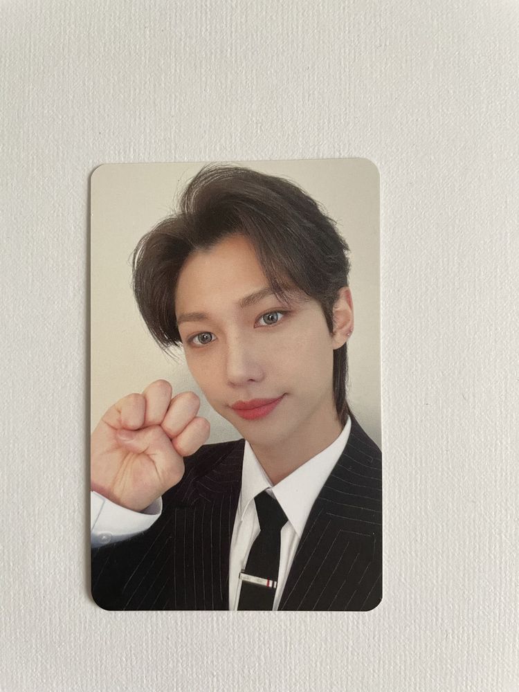 Felix photocard Nacific SKZ in the black