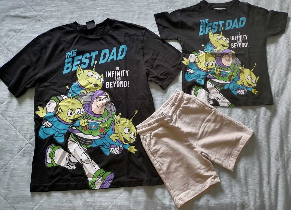 Ti-shirt PAI L e FILHO 7/8ANOS