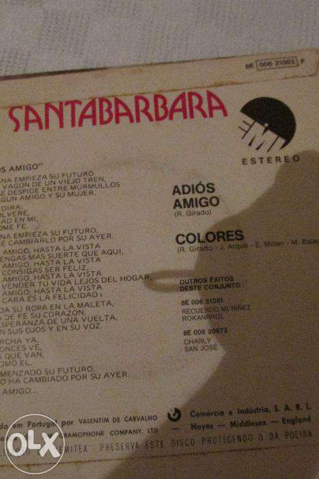CD de vinil - Santa Bárbara