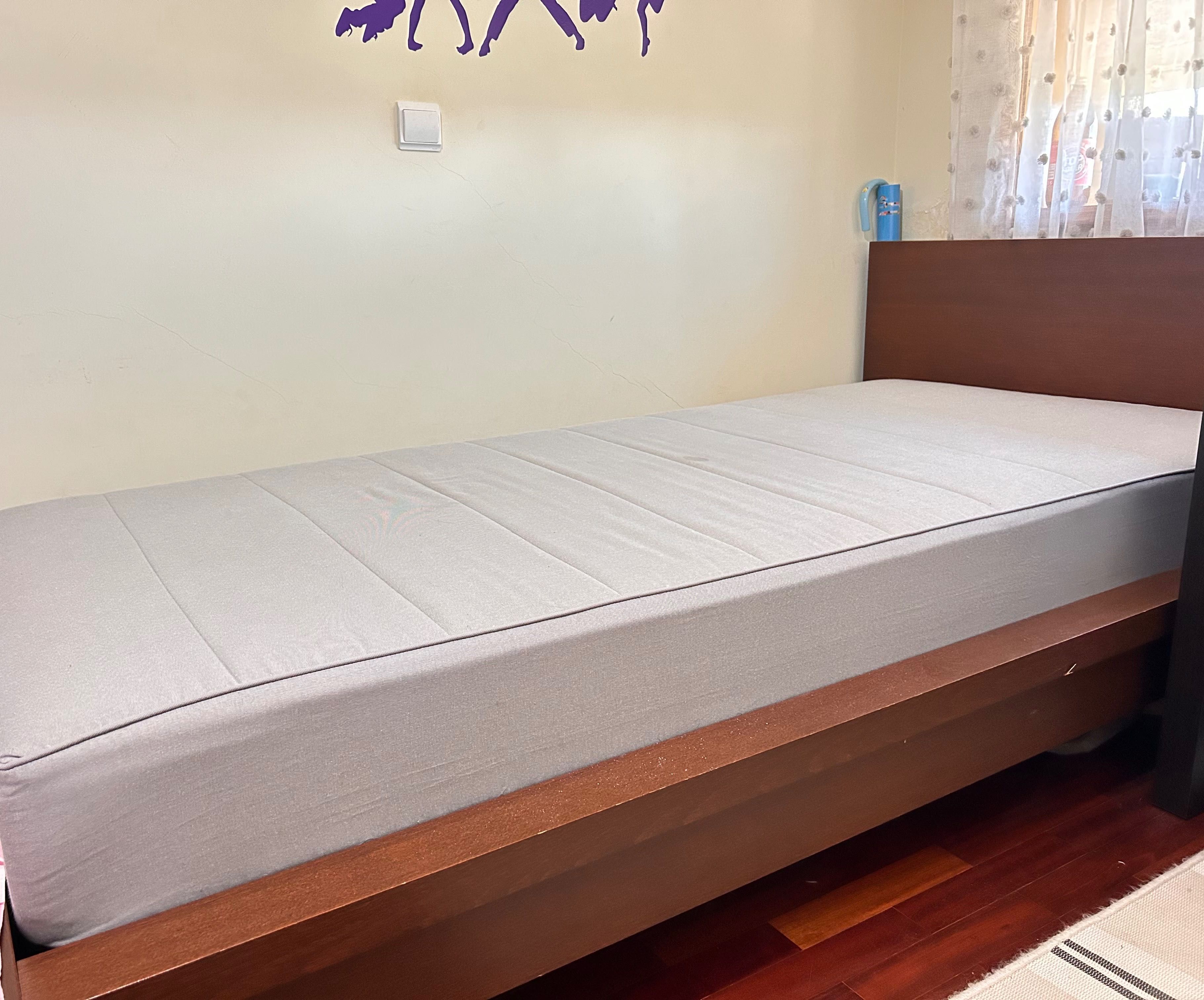 MALM, 2 Camas, pret-cast, 90x200 cm
