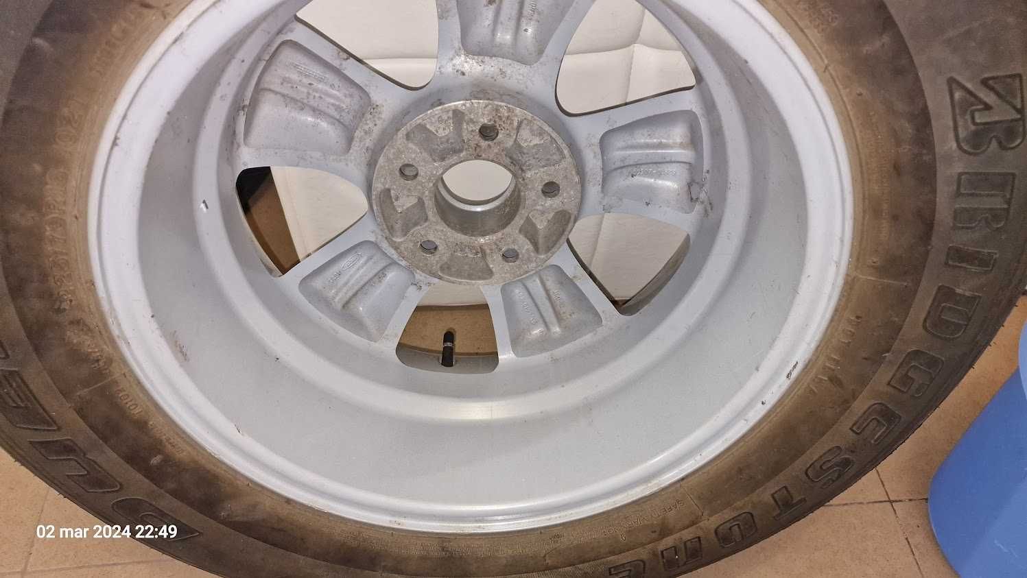 Koło zapasowe 5x114,3 + opona 225/70/16 od Hyundai Santa Fe