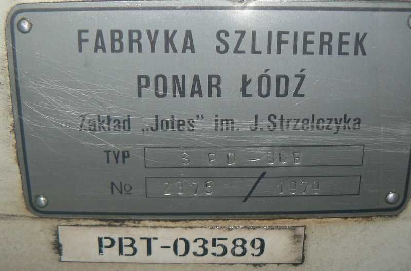 Szlifierka SPD-30B z wyposażeniem normalnym
